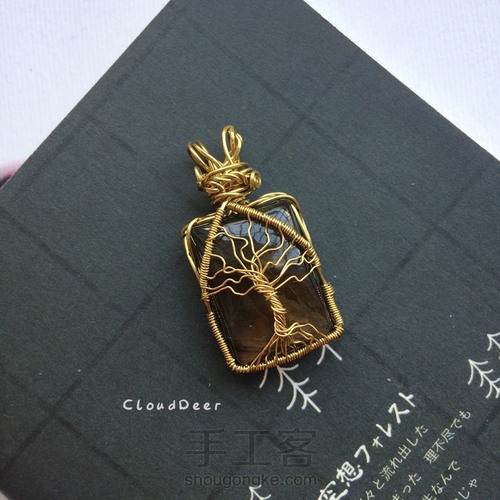 两用款拉长绕线吊坠 第27步