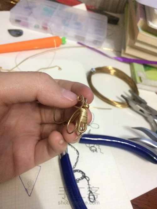 美美哒蝴蝶胸针 第6步