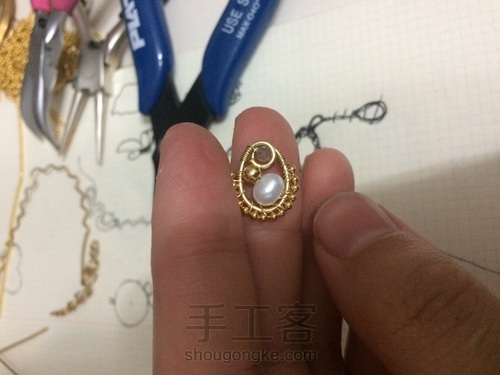 美美哒蝴蝶胸针 第9步