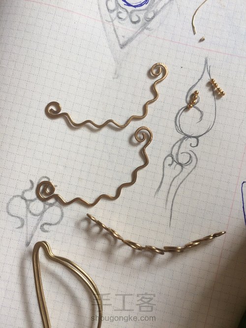 美美哒蝴蝶胸针 第13步