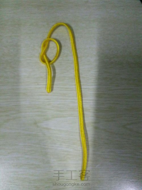 卍万字结盘扣 第2步