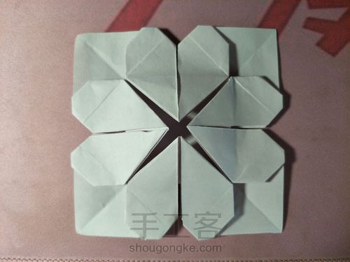 简单的爱心花球 第17步