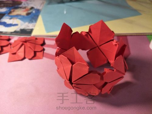 简单的爱心花球 第22步