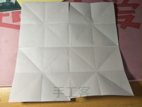 简单的爱心花球 第4步