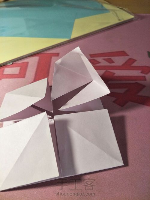 简单的爱心花球 第6步