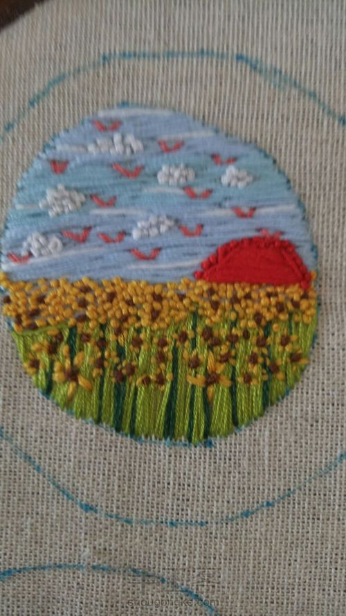 刺绣花语 第10步