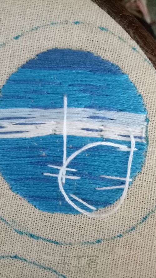 刺绣花语 第12步