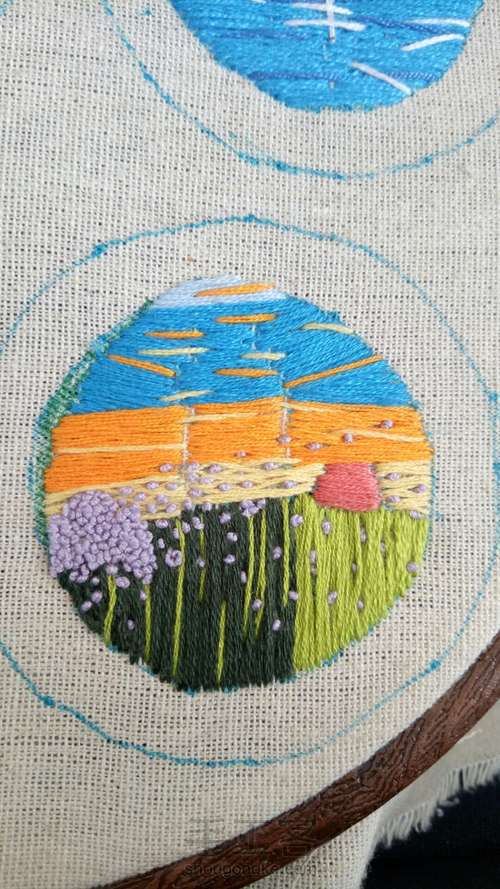 刺绣花语 第14步