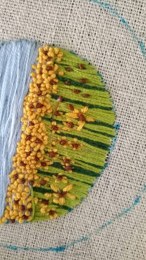 刺绣花语 第8步