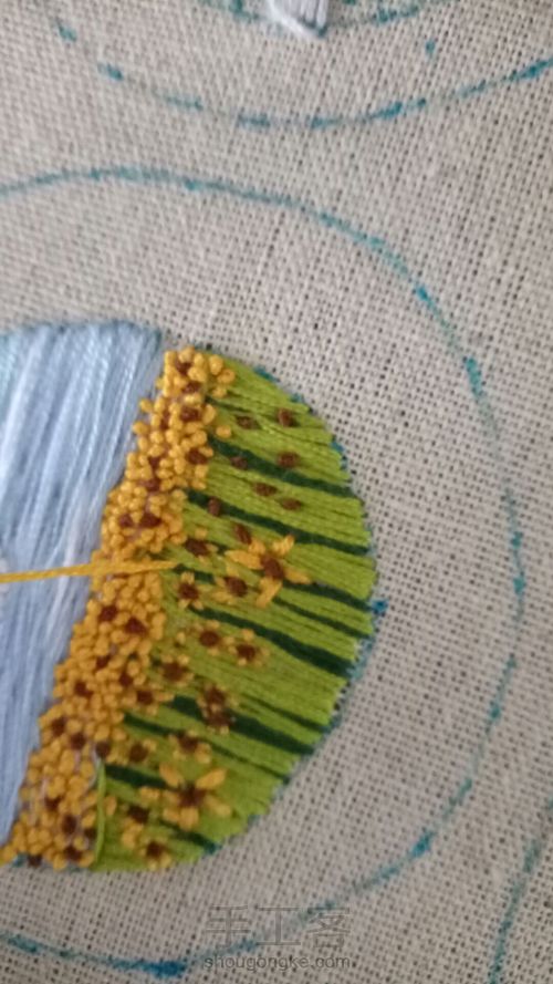 刺绣花语 第9步