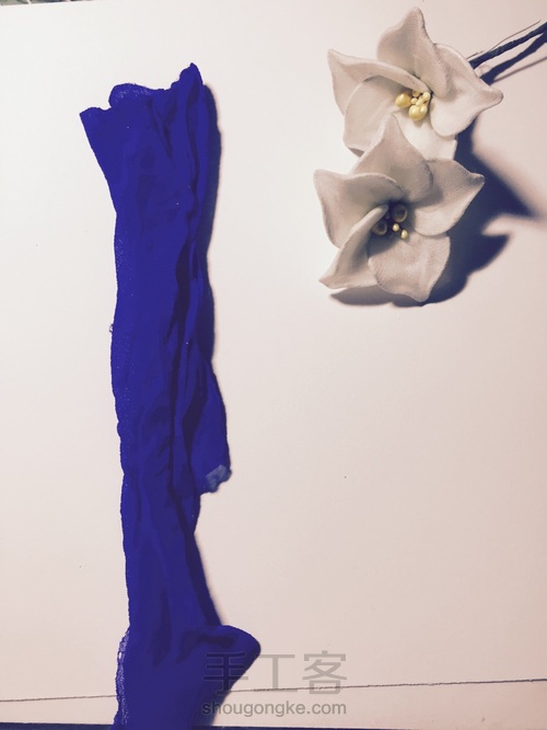 丝网蓝色小精灵 第3步