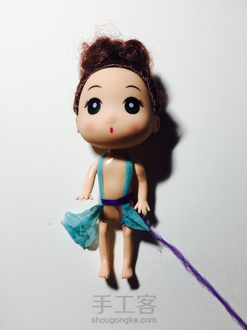 丝网蓝色小精灵 第11步