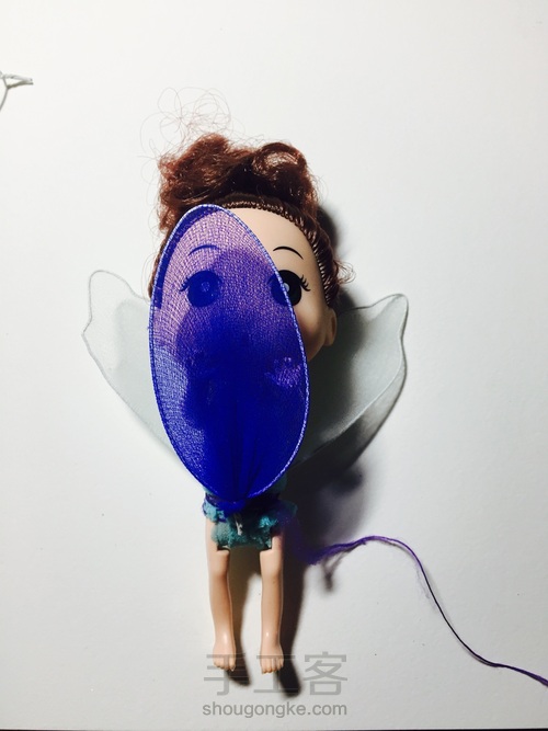 丝网蓝色小精灵 第14步