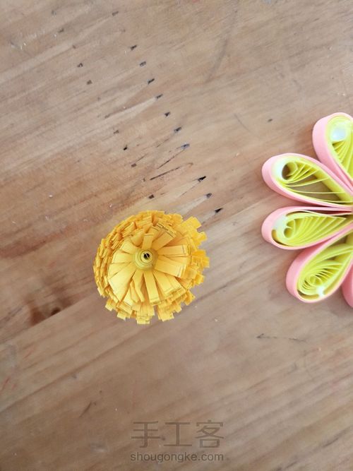 衍纸花盆 第4步