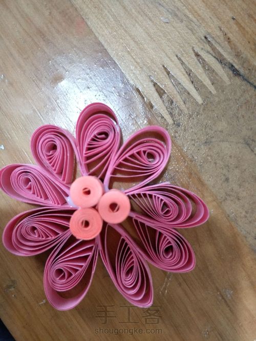 衍纸花篮 第16步