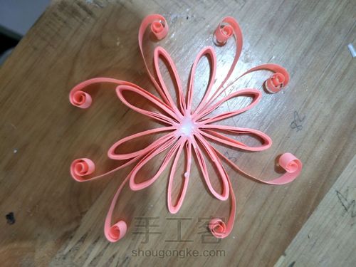 衍纸花篮 第17步