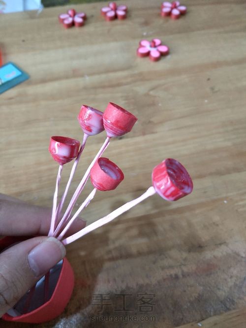 衍纸盆栽 第9步