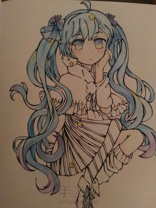 一只萌萌哒的雪初音٩( ω )و 第10步