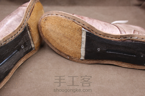 素履手工鞋之外耳式工装靴固特异工艺 第247步