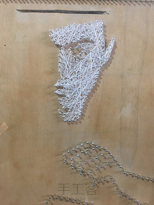 绕线画（李小龙） 第22步