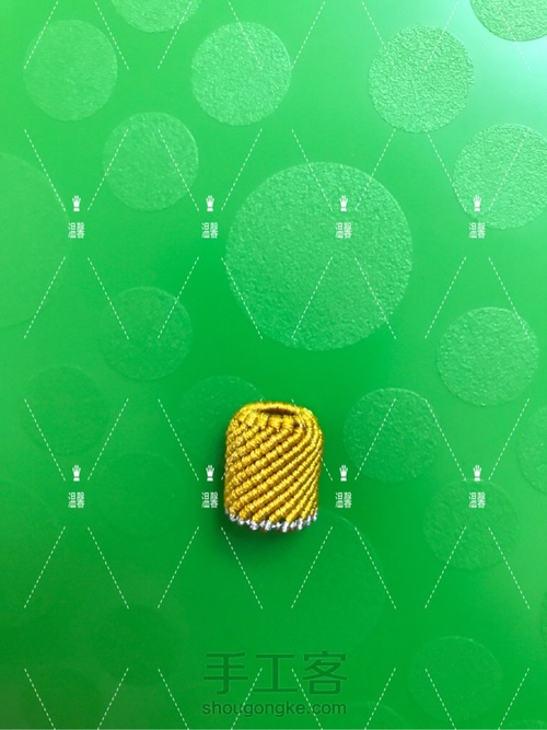 温馨原创流苏帽 第1步