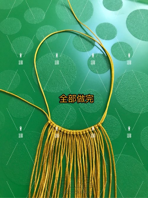 温馨原创流苏帽 第5步