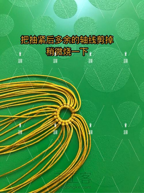 温馨原创流苏帽 第7步