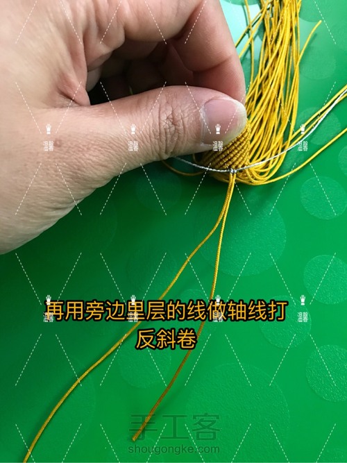 温馨原创流苏帽 第13步