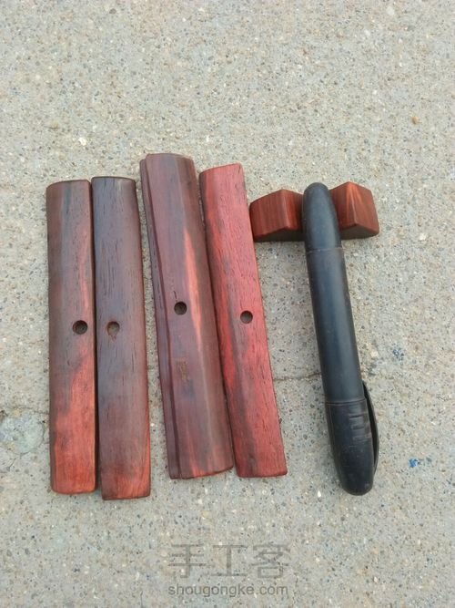 笔架（筷子架） 第3步