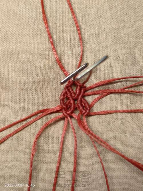 【原创】手绳单珠 第16步