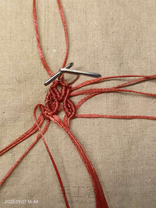 【原创】手绳单珠 第20步