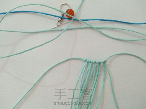 原创随心耳环 第3步