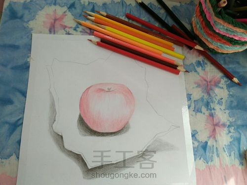 ~apple~🍎彩铅 第3步