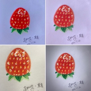 彩铅画—哇哦～红彤彤的草莓🍓