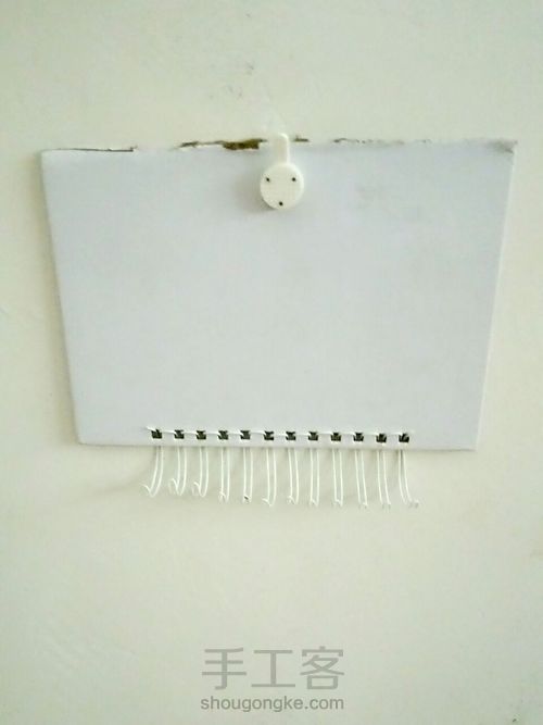 旧台历变身小挂钩(超简单) 第4步