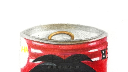 彩铅手绘旺仔牛奶 第7步