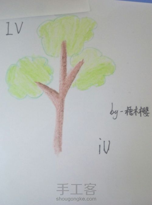 【超简单Ⅰ插画Ⅰ】树的5种画法 第14步