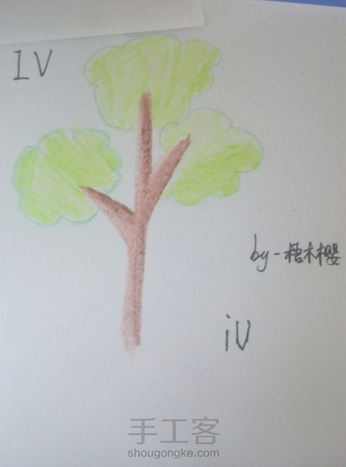 【超简单Ⅰ插画Ⅰ】树的5种画法 第14步