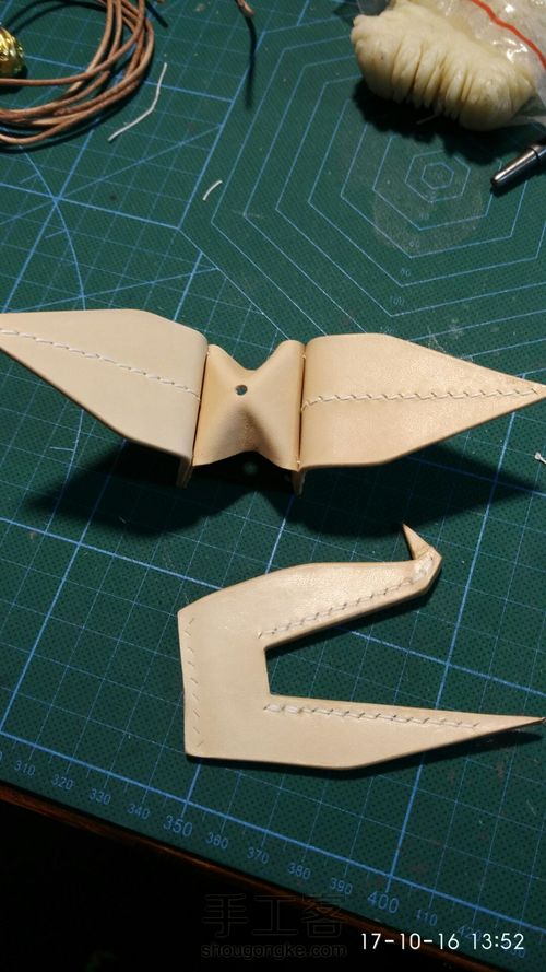 帅气的皮纸鹤，做车挂饰，包包挂饰文艺范十足哦 第10步