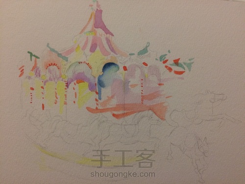 旋转木马 第4步