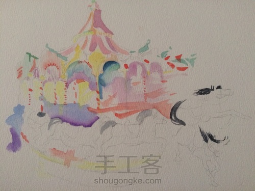 旋转木马 第5步