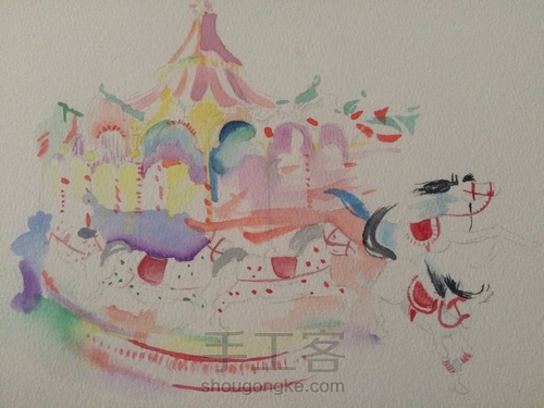 旋转木马 第7步