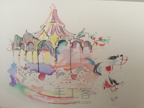 旋转木马 第9步