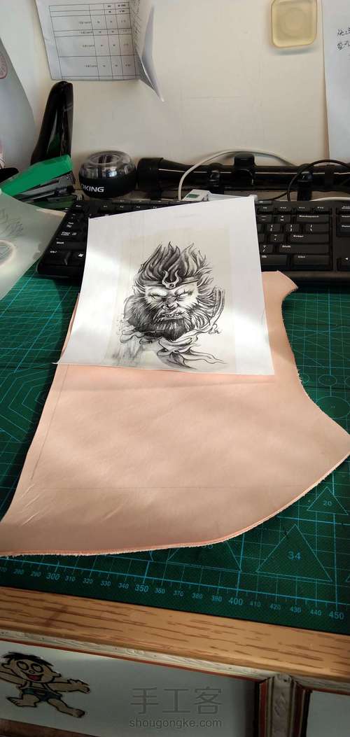 菜鸟皮雕-斗战胜佛 第1步