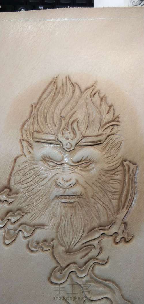 菜鸟皮雕-斗战胜佛 第9步