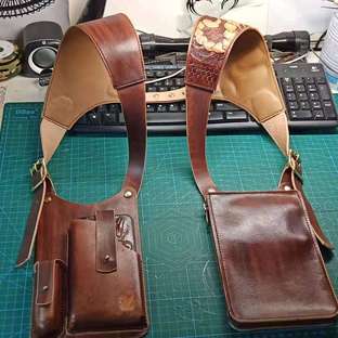 菜鸟的皮雕特工包！