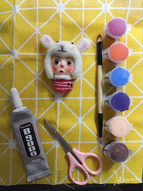 🐭【羊毛毡,粘土】 第11步