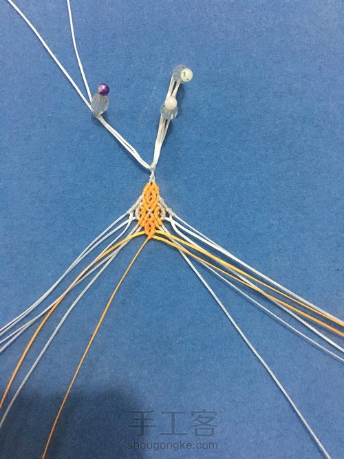 仿前辈的流苏帽 第14步