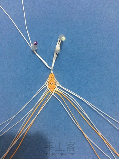 仿前辈的流苏帽 第15步