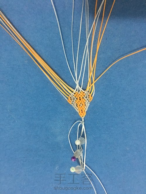 仿前辈的流苏帽 第19步